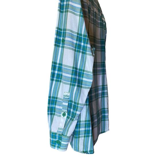 Duluth Trading Co Mens XL Plaid Button Down Long Sleeve Cotton Blend Shirt - Picture 3 of 9